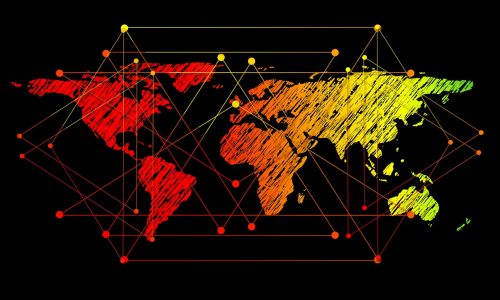 globe, network, connectedness